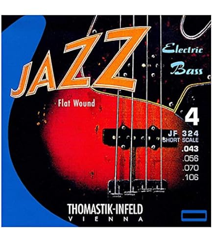 Amazon | フラットワウンド JAZZ エレキベース弦 Thomastik JF344